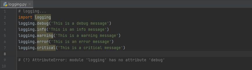 Logging Error in Pycharm with Python3 code · Issue #5088 · Lightning-AI ...