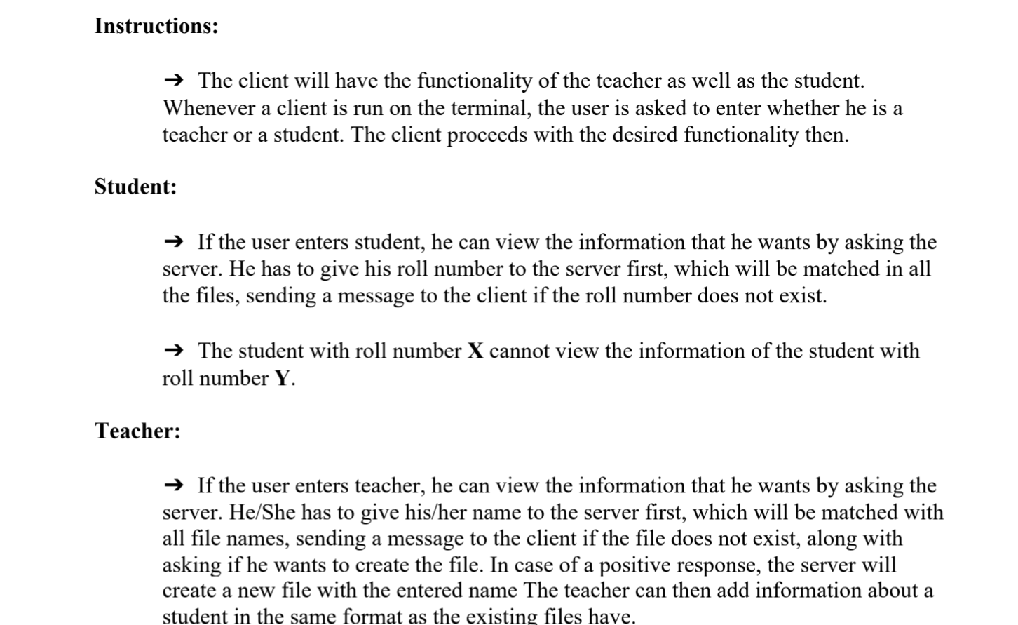 GitHub Codesbyusman/CustomizedGrading TCP client server application