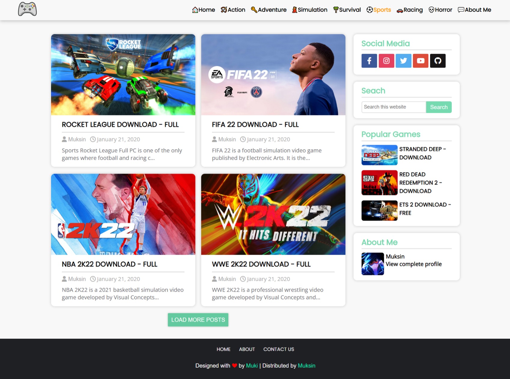 GitHub - muki01/Gaming_Website_Template: This is my responsive Gaming ...