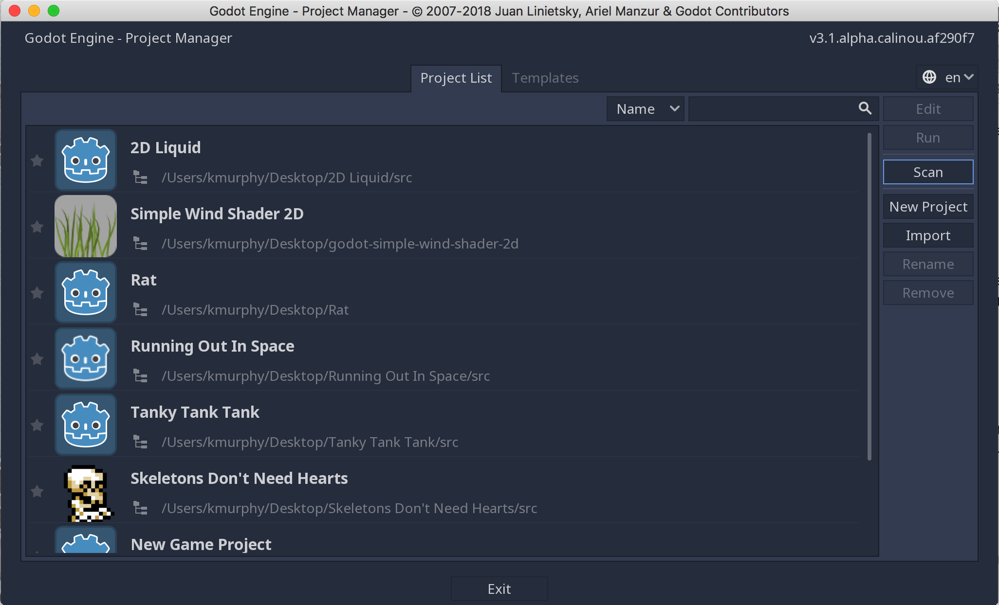 Project Manager forgets all projects between runs. · Issue #21942 ...