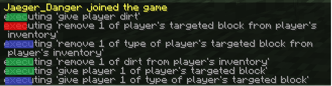 Suspected bug - Differentiation between block types and item types? Not ...