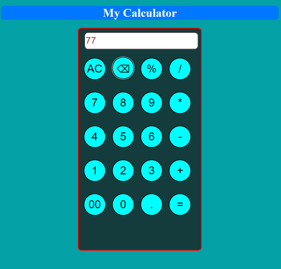 GitHub RahulM4/SimpleCalculatorinJavaScript