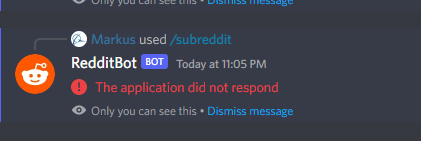 Error when adding a subreddit · Issue #2 · topi314/Reddit-Discord-Bot ...