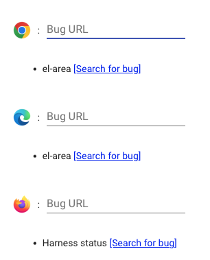 popup showing dialog for inserting Chromium or Gecko bugs