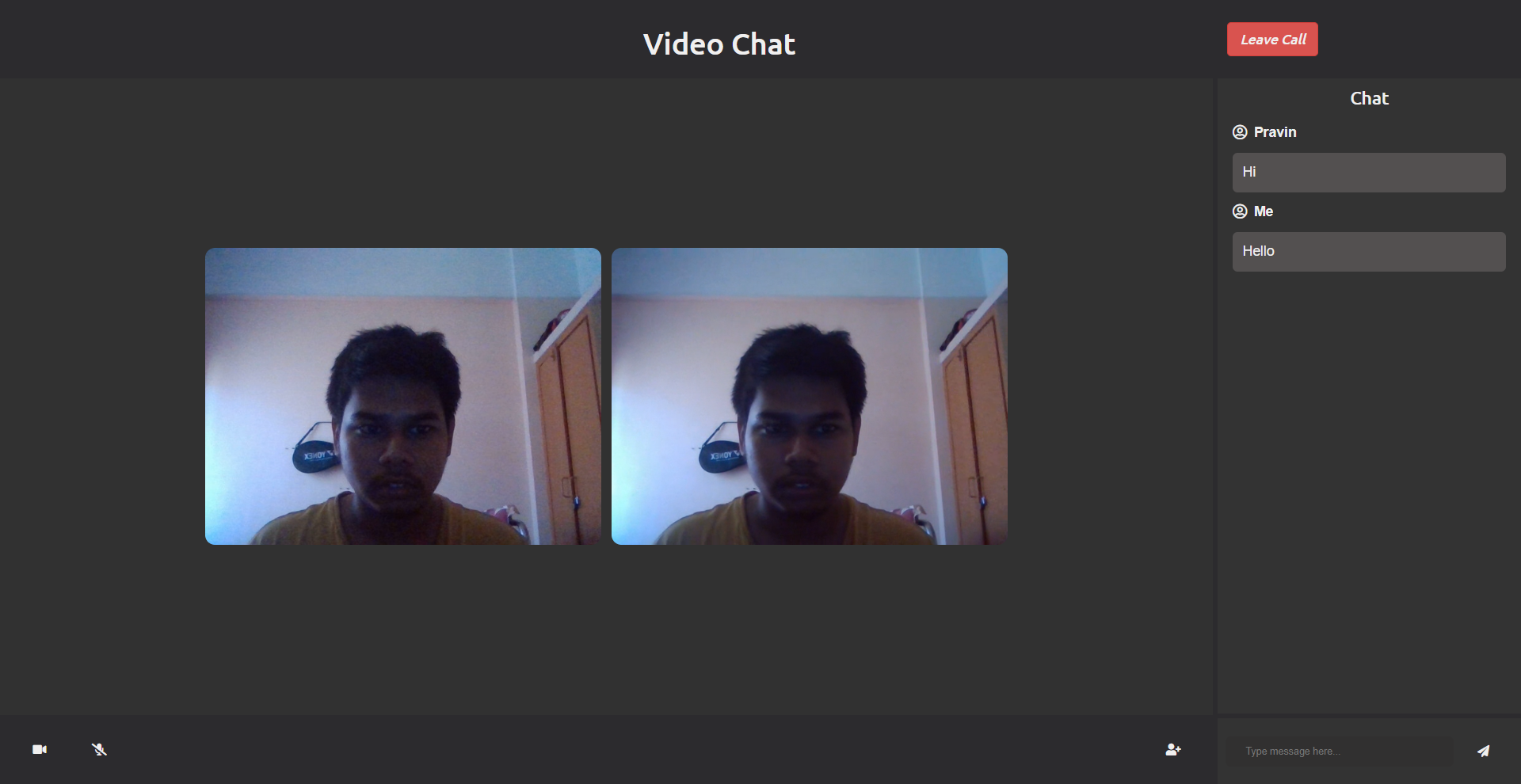 Video Call Window
