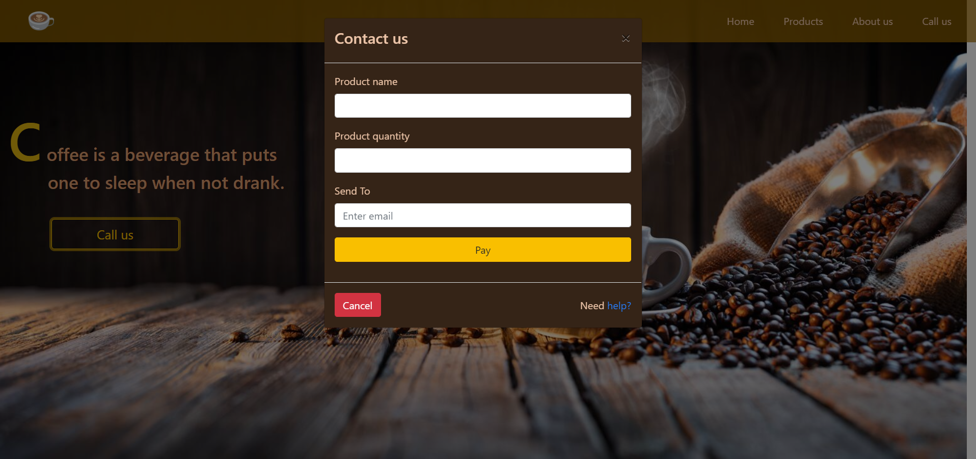 GitHub - mkkasem/coffee-website