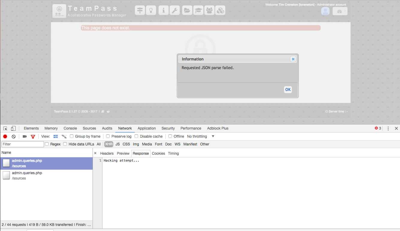 New Admin User login not working -JSON Parse file failure · Issue #1872 ...
