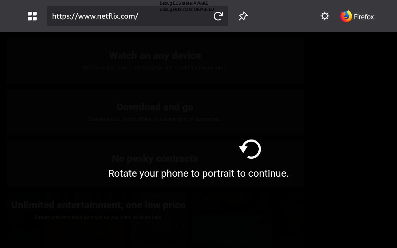 Netflix Rotating Front Netflix.com blocks user on