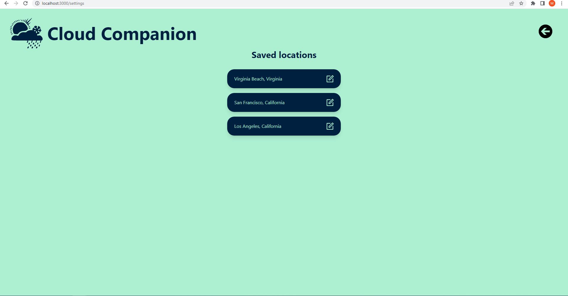 GitHub - mikey427/Cloud-Companion: Cloud Companion is a simple weather app.