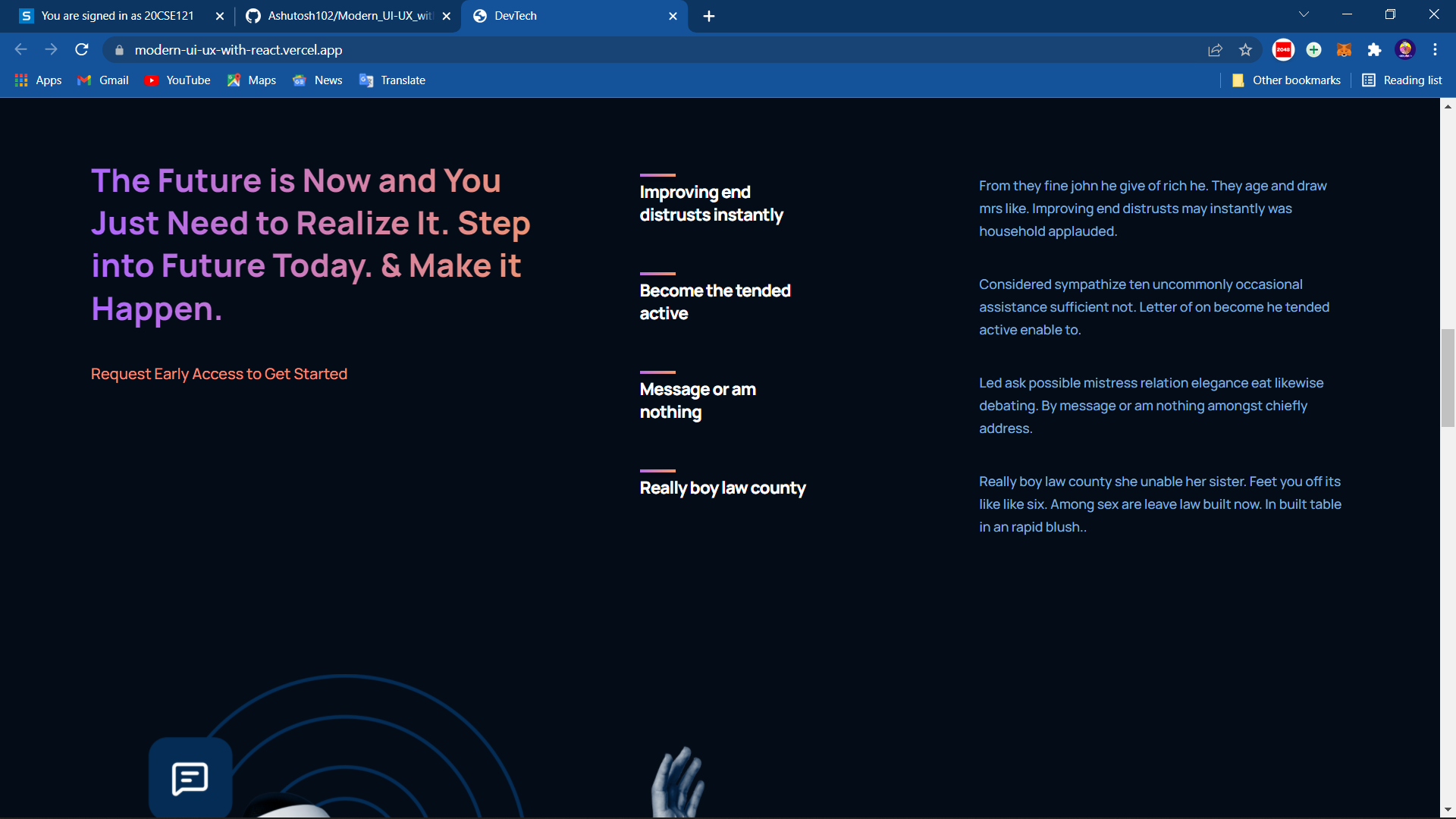 GitHub - Ashutosh102/Modern_UI-UX_with_react: A modern UI/UX site with ...