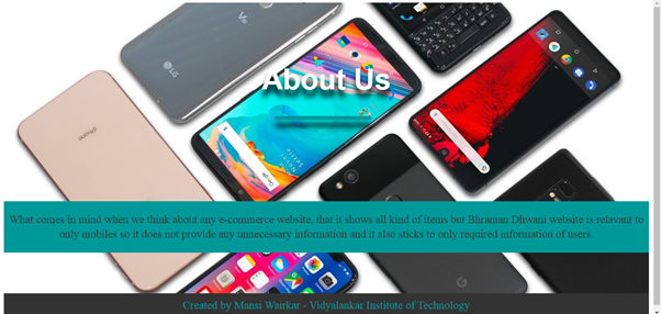 GitHub - mansiiwairkar/Mobile-Shopping-Website: Mobile Shopping Website ...