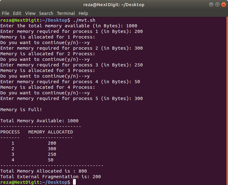 GitHub - F-Reza/Shell-program_Memory_management_technique: Shell ...