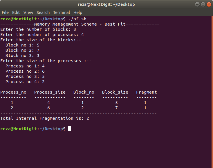 GitHub - F-Reza/Shell-program_Memory_management_technique: Shell ...