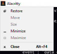 Alt-Space gets eaten on Windows · Issue #1774 · alacritty/alacritty ...