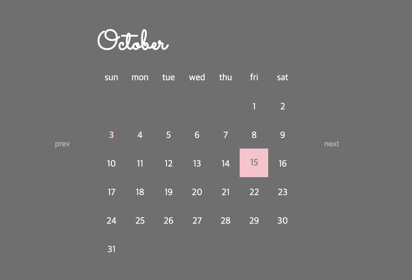 GitHub - ksyksy815/vanilla-javscript-calendar