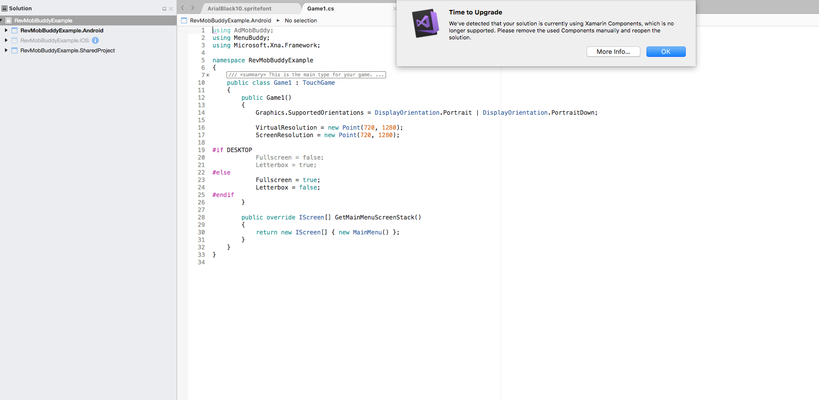 iOS project and Android project are not building · Issue #1 ...