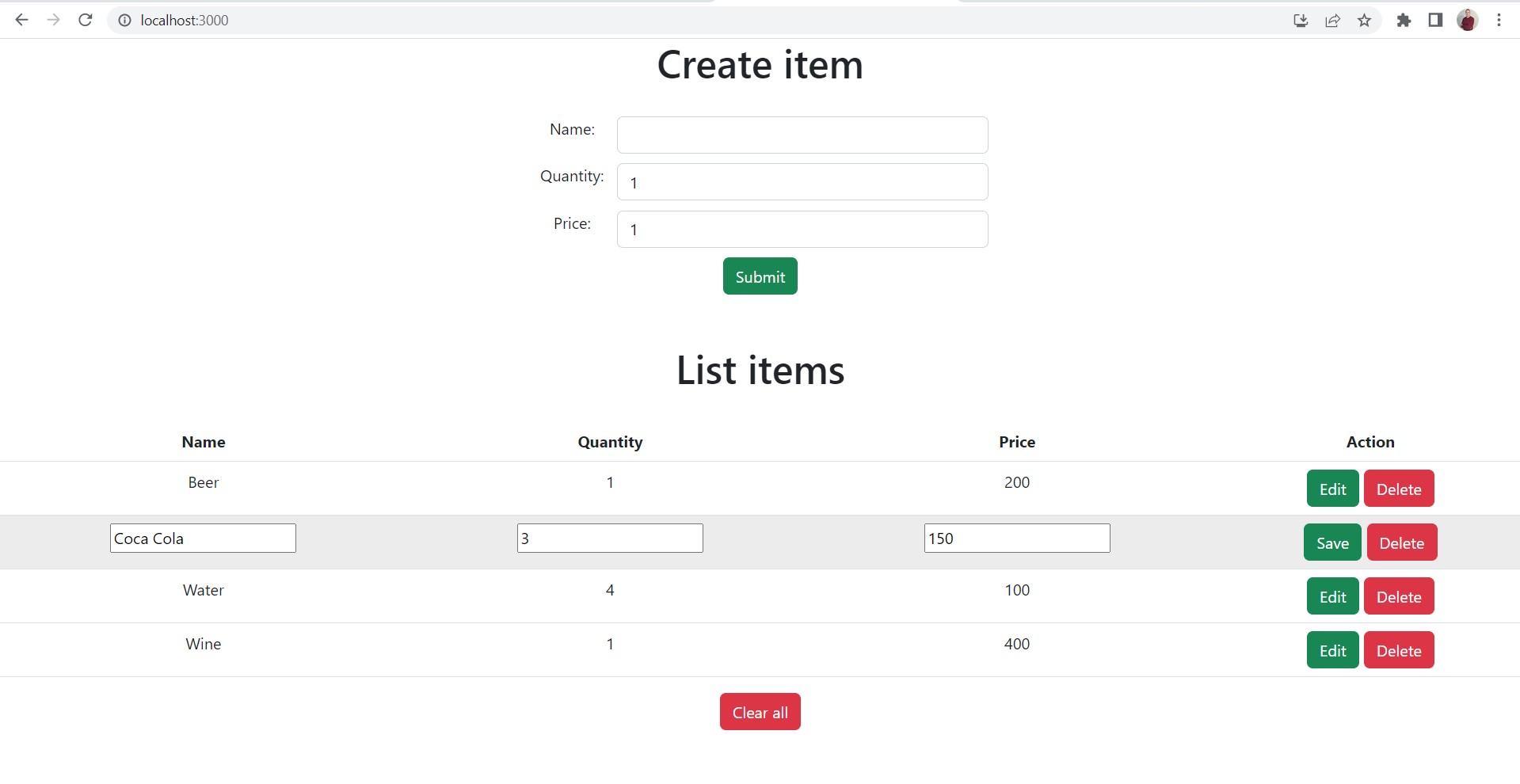 GitHub - bujakkristijan/codetribetest: Grocery list application that ...