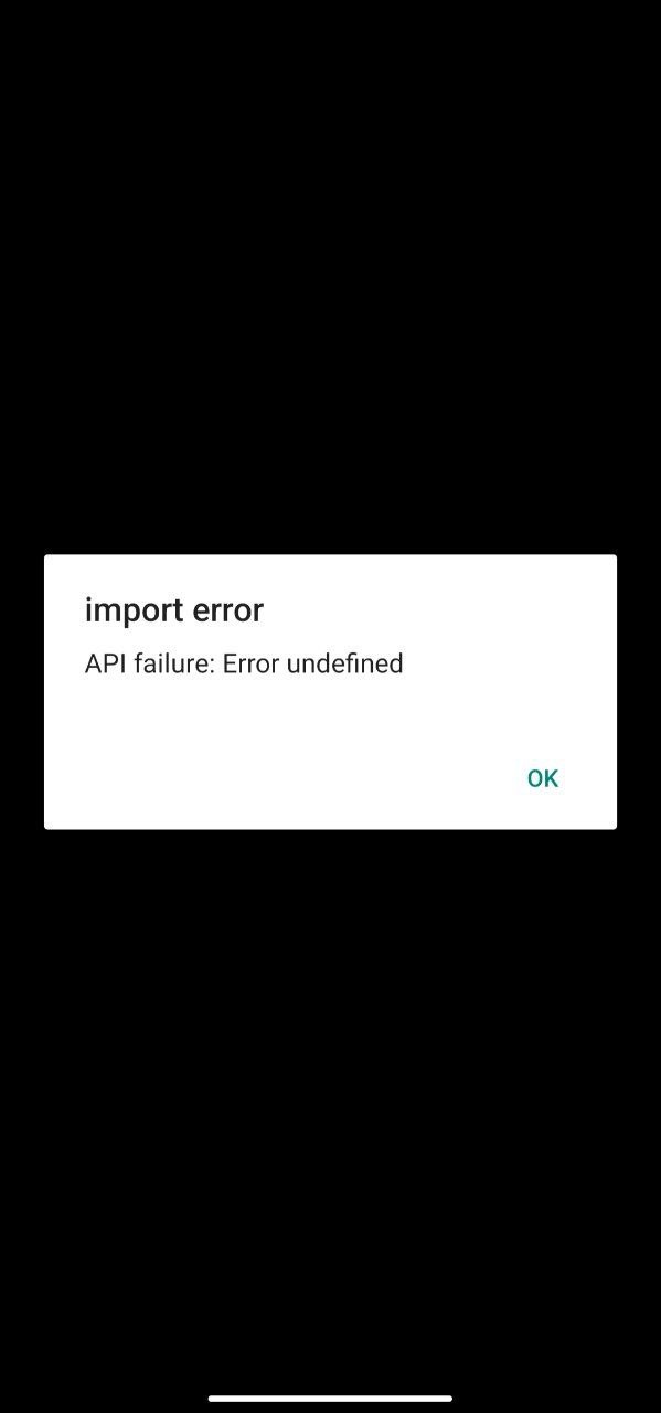 API failure: Error undefined · Issue #5089 · BlueWallet/BlueWallet · GitHub