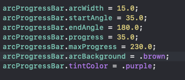 GitHub - GoodDamn/ArcProgressBar: Progress bar with arc form using Core ...