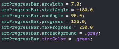 GitHub - GoodDamn/ArcProgressBar: Progress bar with arc form using Core ...