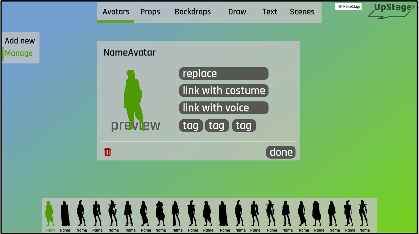 Wireframes · Issue #64 · upstage-org/upstage · GitHub