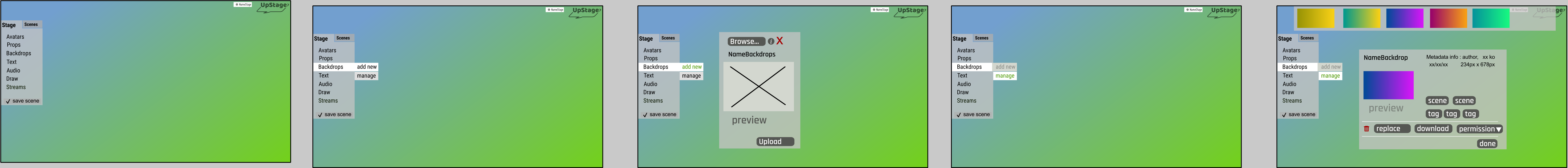 Wireframes · Issue #64 · upstage-org/upstage · GitHub