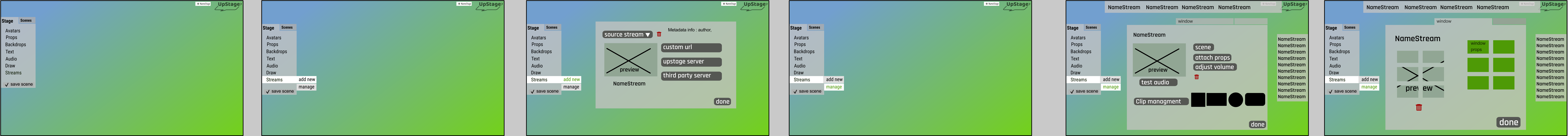 Wireframes · Issue #64 · upstage-org/upstage · GitHub
