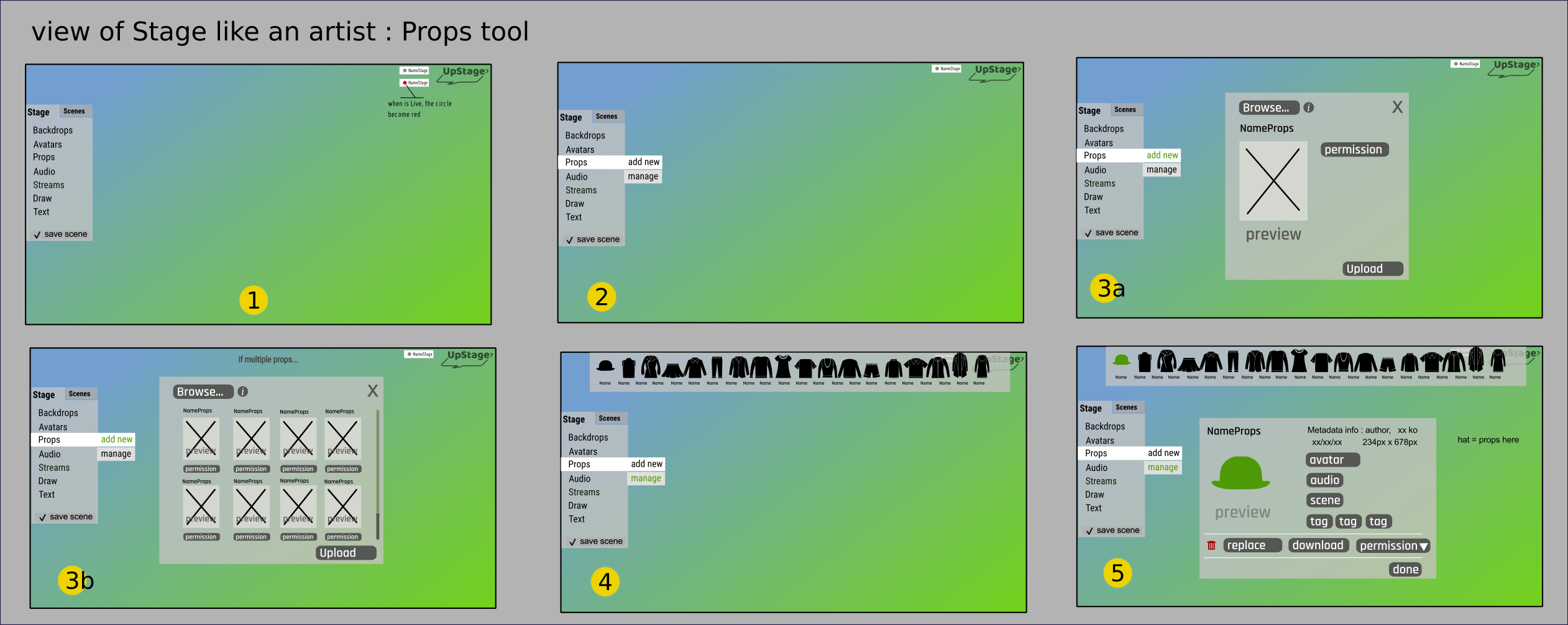 Wireframes · Issue #64 · upstage-org/upstage · GitHub