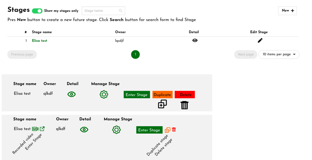 Dashboard table managment · Issue #233 · upstage-org/upstage · GitHub