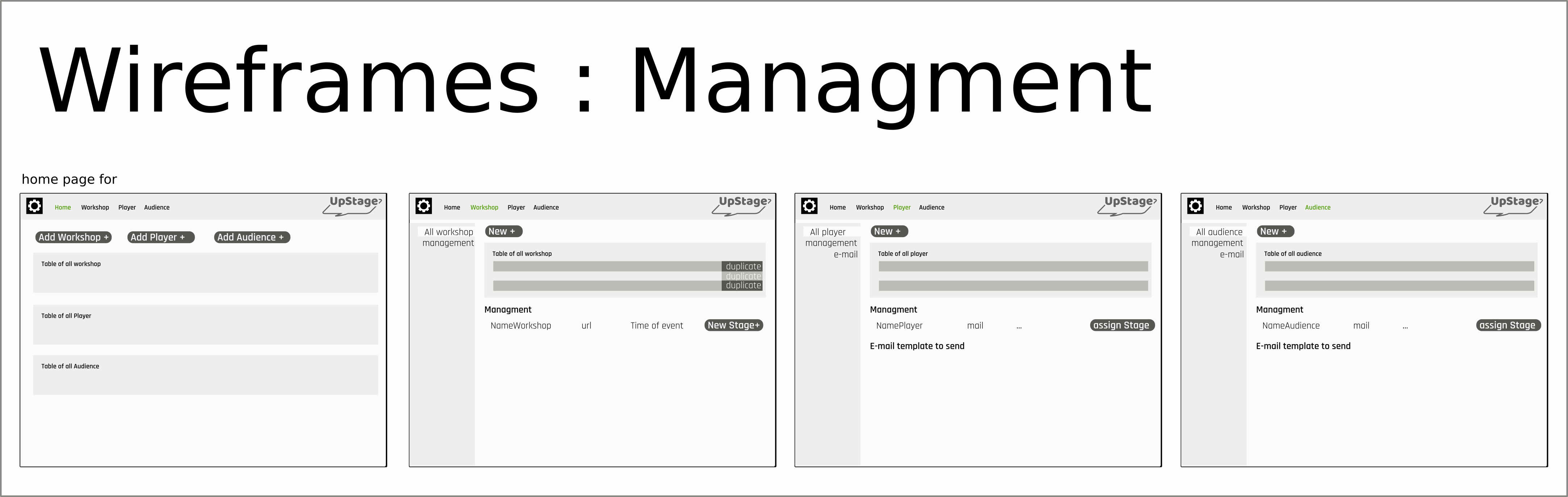 Wireframes · Issue #64 · upstage-org/upstage · GitHub