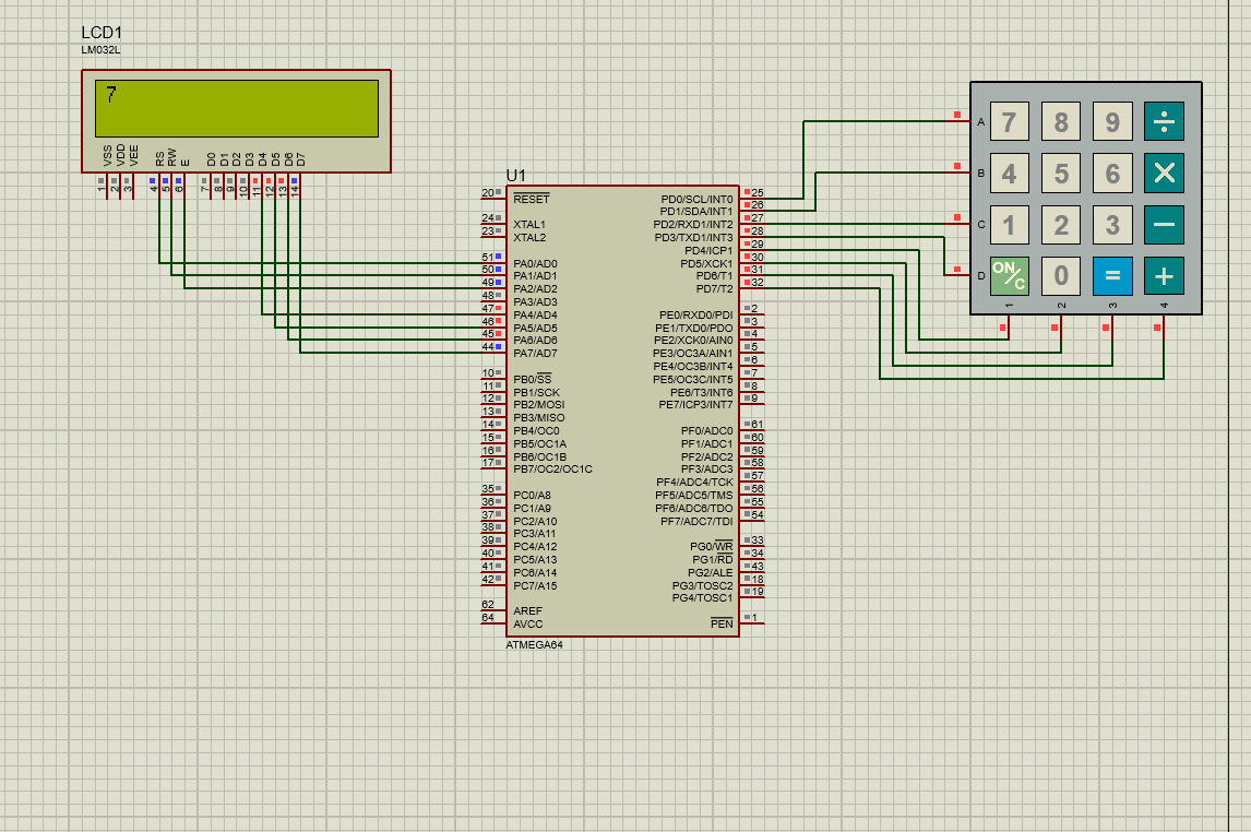 Matrix Keyboard Microprocessor GitHub - NimaAbdollahipour/AVR_Matrix_Keyboard