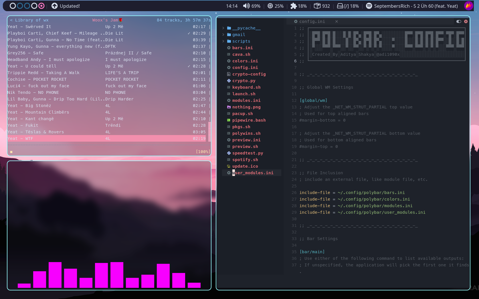 GitHub nwvh/dotsV3 Third version of my bspwm/arch linux dotfiles