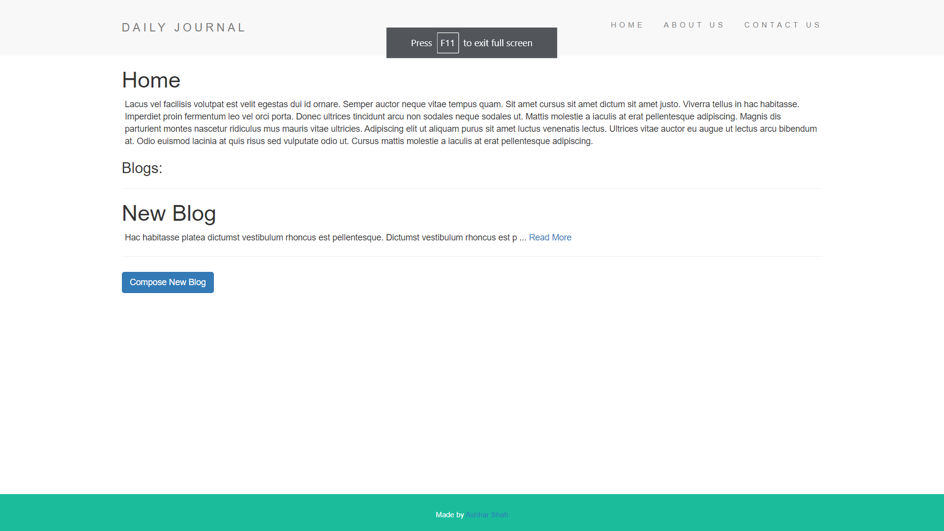 GitHub - AshharShah/Blog-Website-With-DB: A blog website i made using ...