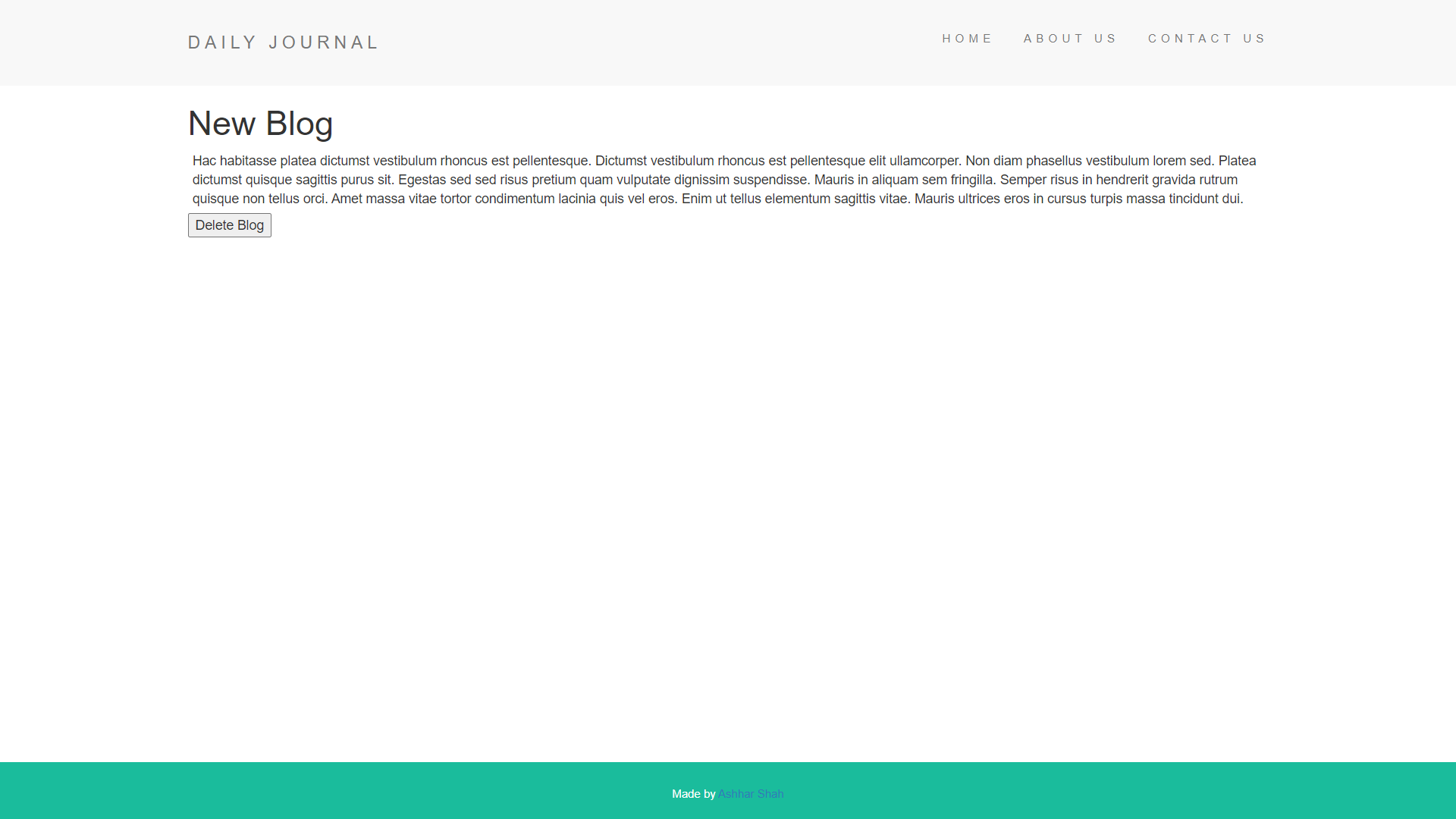 GitHub - AshharShah/Blog-Website-With-DB: A blog website i made using ...
