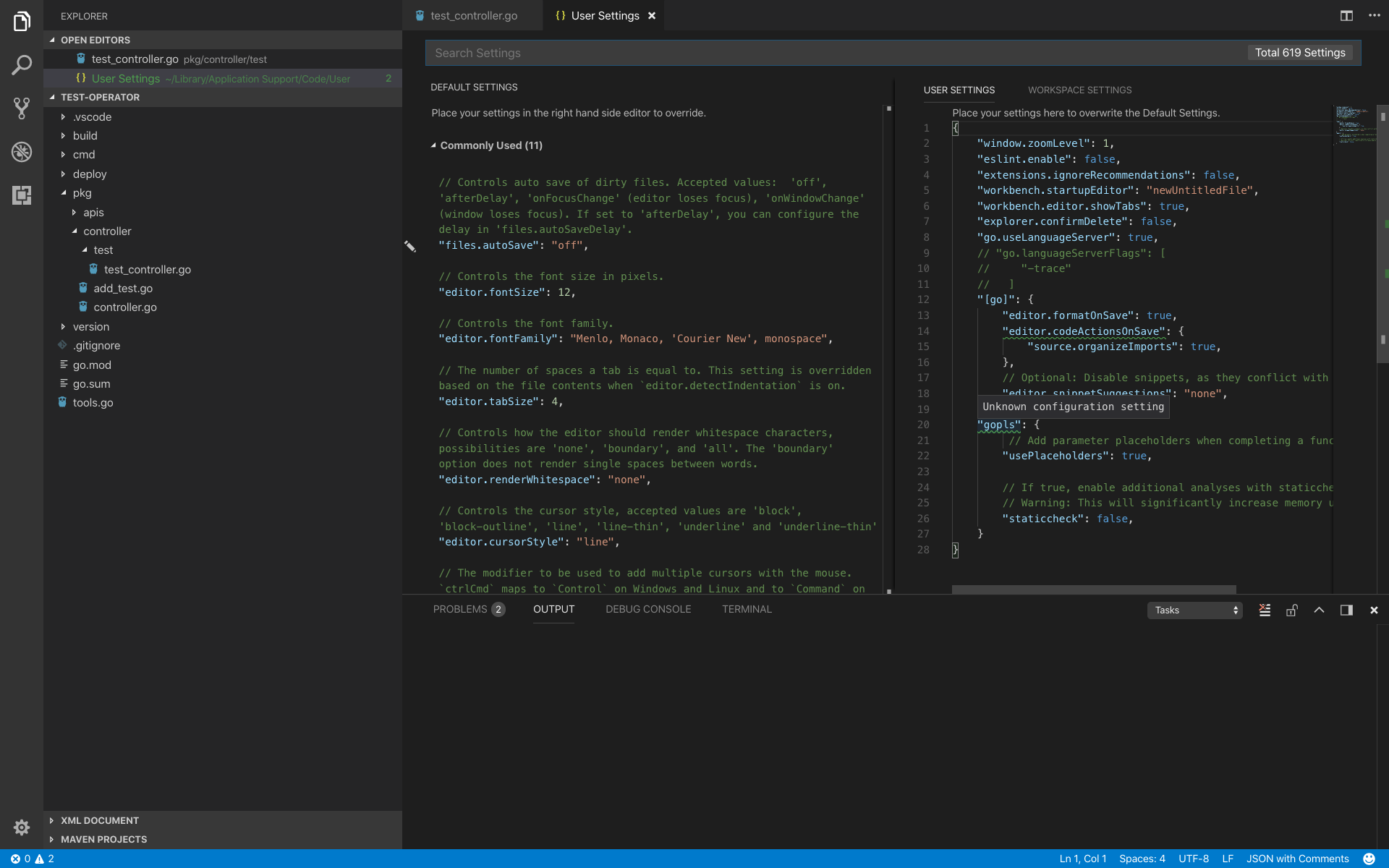 Go To Definition And Signature Help Don T Work Issue 3013 Microsoft Vscode Go Github