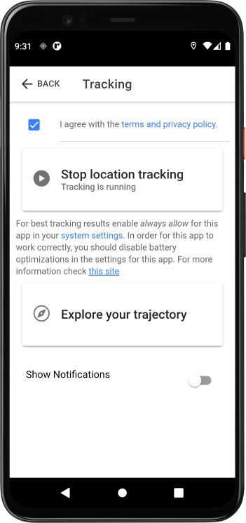 Start stop tracking UI behaviour broken · Issue #213 · sitcomlab ...