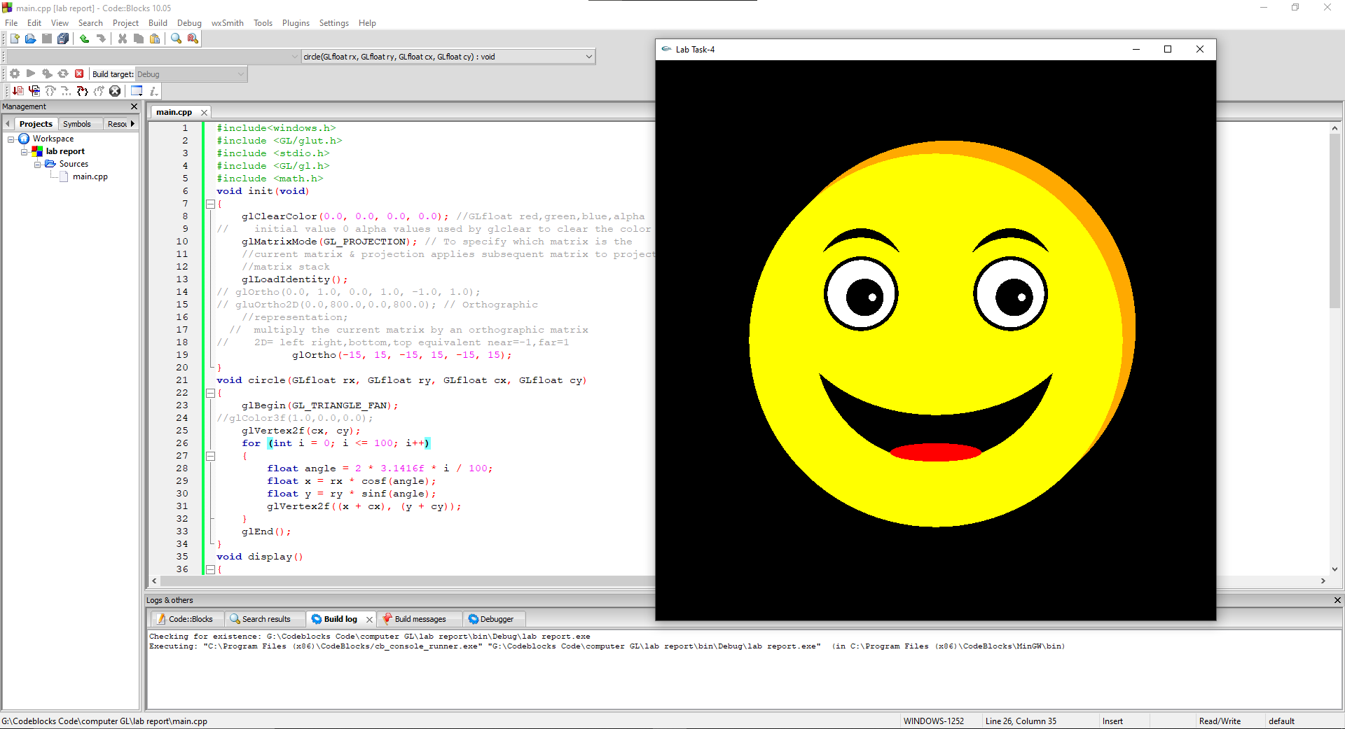 GitHub - tamimrahmanriyad/Smile-Emoji-: Computer Graphics