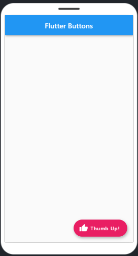Flutter FloatingActionButton extended
