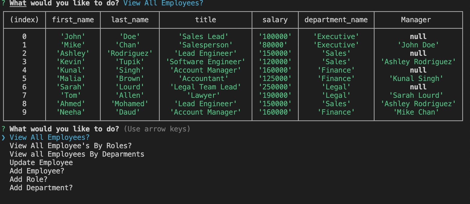GitHub - Samihat11/employee-tracker