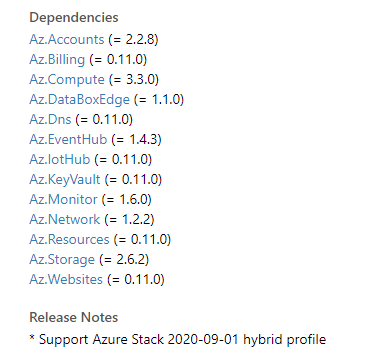 Wrong version 1.10.0 released for Az module · Issue #15314 · Azure ...