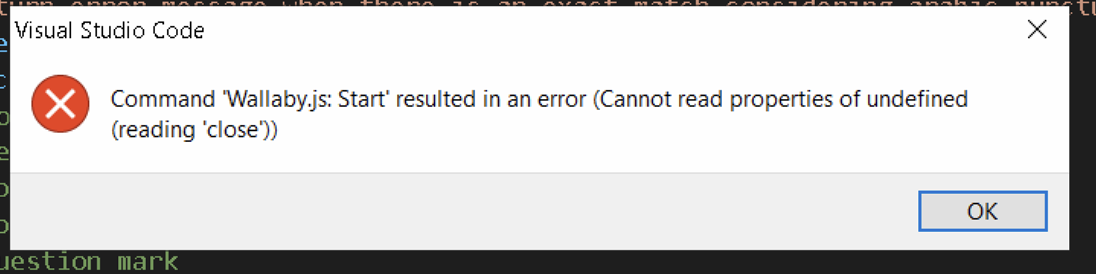 wallaby works on macos but not on windows machine · Issue #3005 ...
