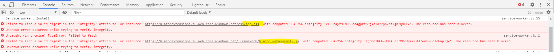 Console errors for Release published Blazor app with .NET5 RC2 · Issue ...