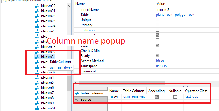 Column names popup on hovering over index name · Issue #3662 · dbeaver ...