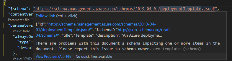 "problems with schema" error for Microsoft.Web/sites "relays" when used ...