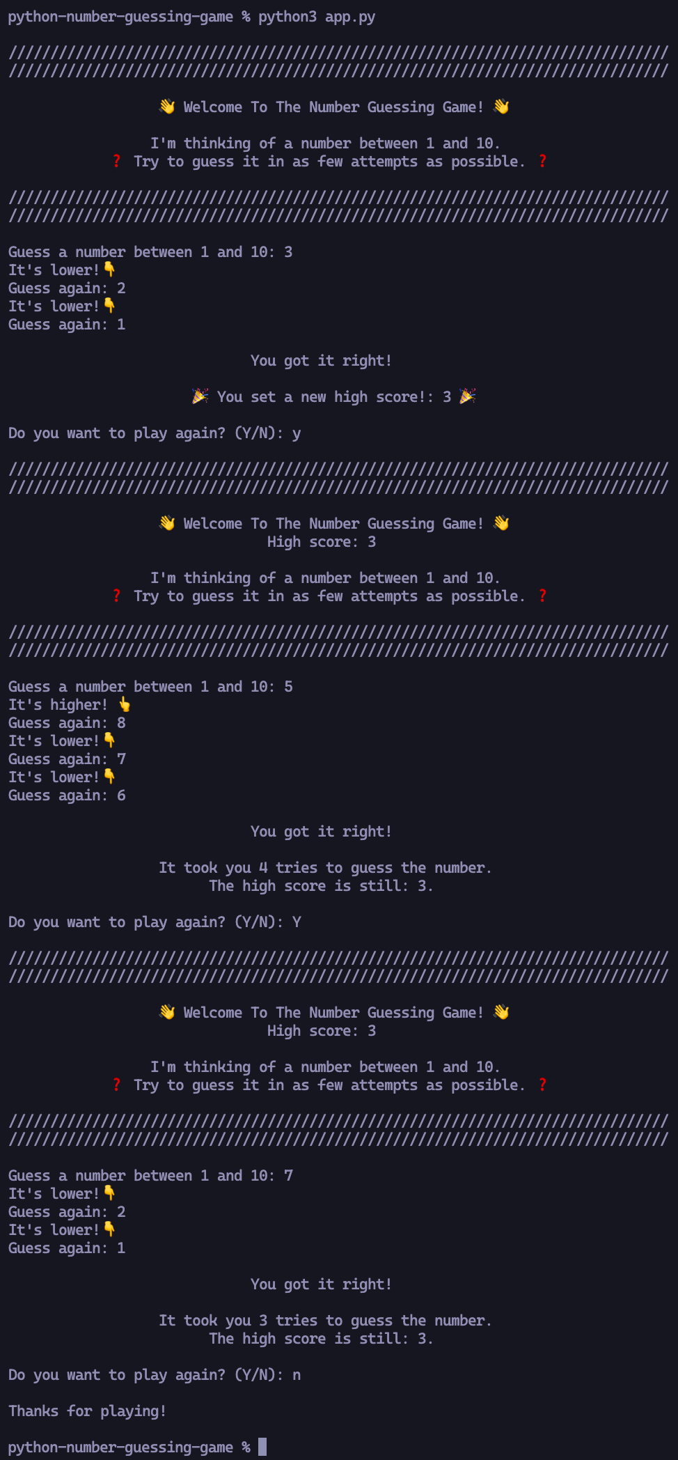 Number Guessing Game Python Code GitHub - danpoynor/python-number-guessing-game: A number guessing game ...