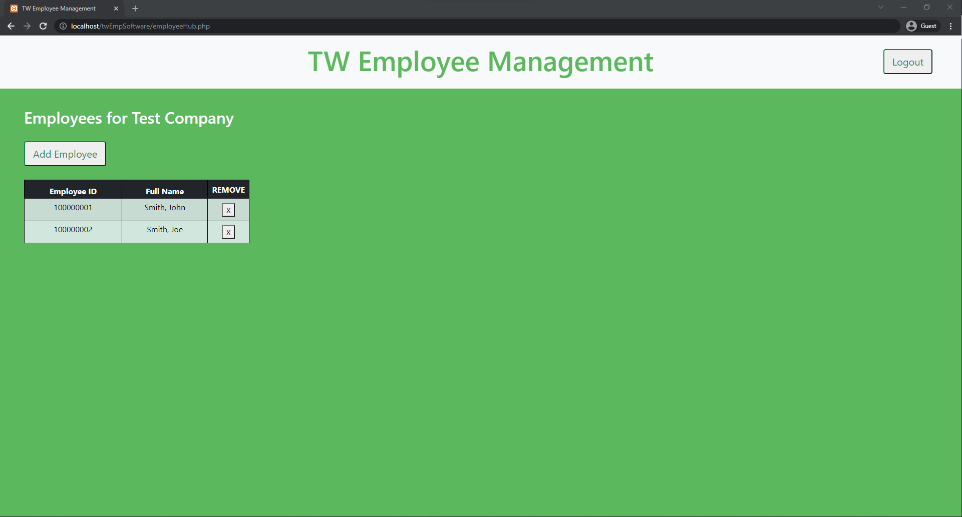 GitHub - taseenw/Employee-Management-System: An easy to use ...