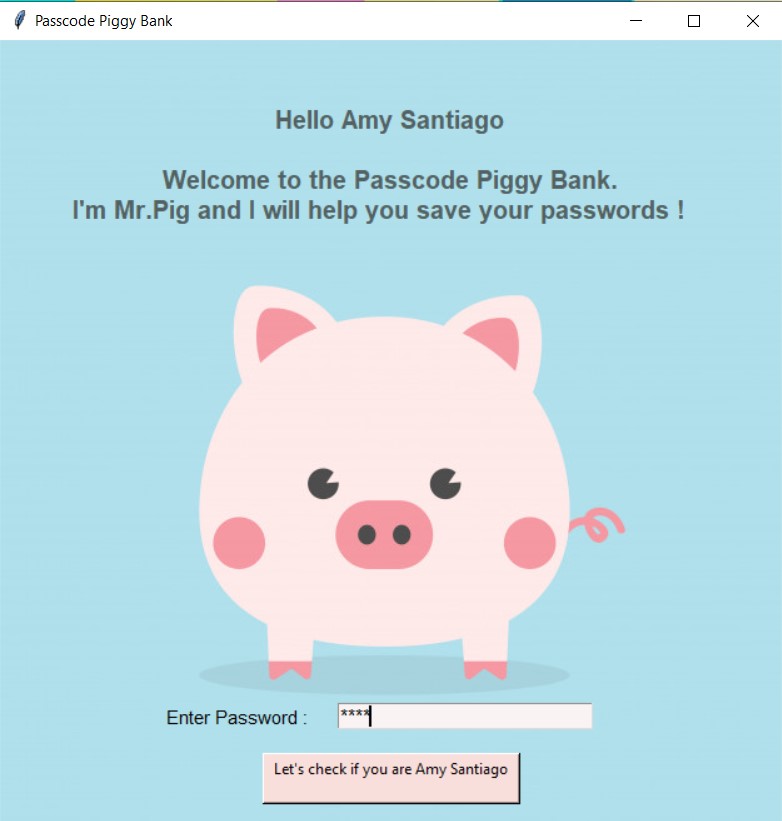 GitHub JahnaviDarbhamulla/Password_Piggy_Bank Passcode Piggy Bank
