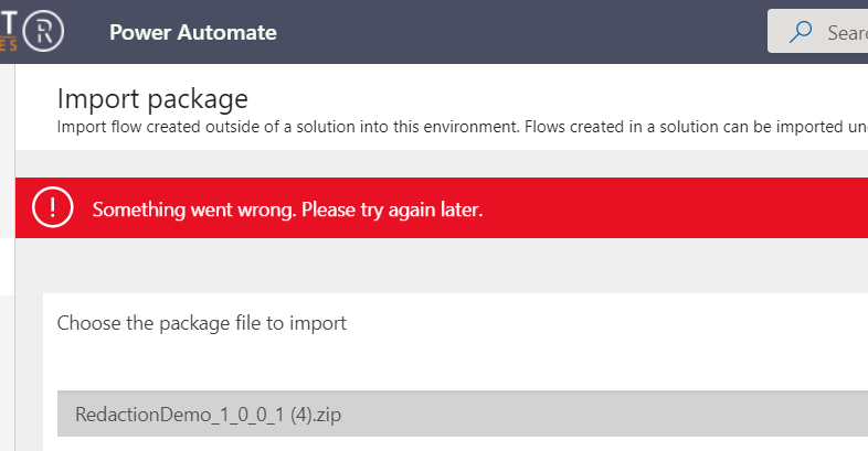 Uploading flow in power automate error · Issue #12 · microsoft/Federal ...