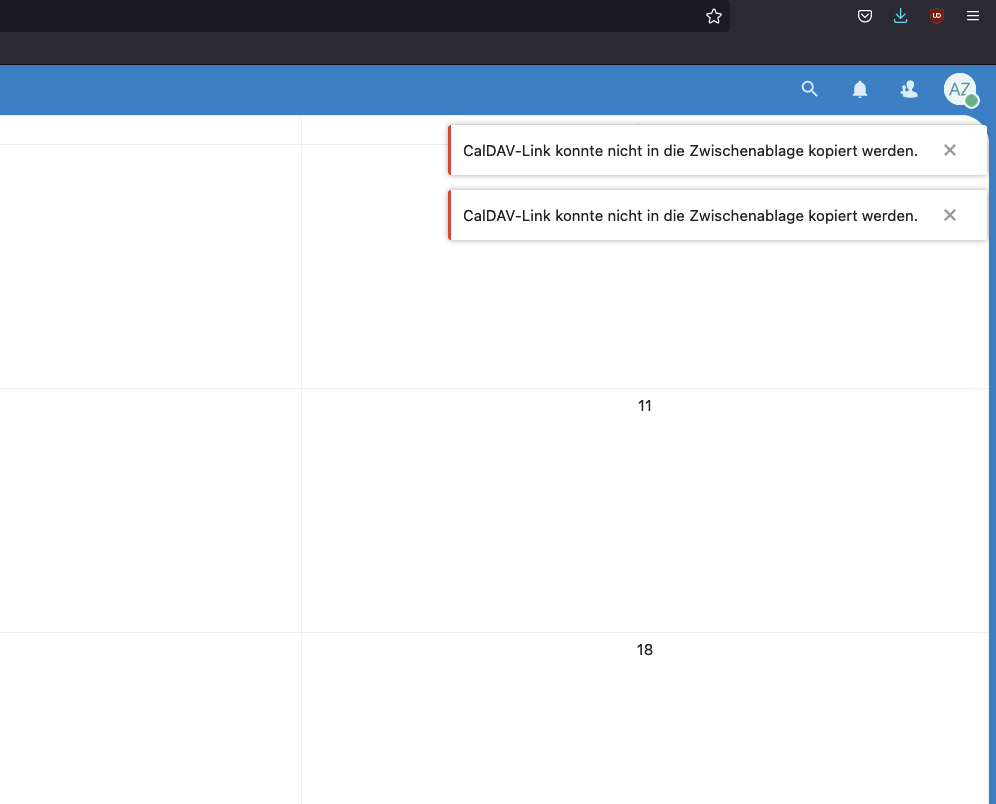 calendar-button-copy-primary-caldav-address-not-working-issue