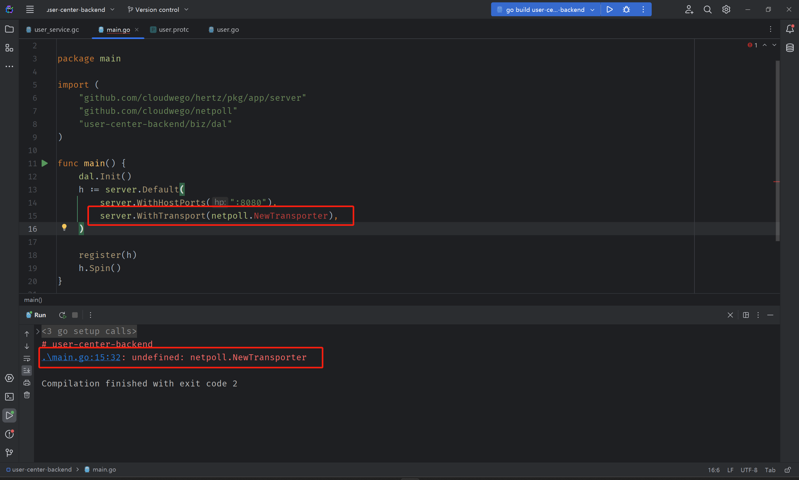 Can't integrate Netpoll · Issue #567 · cloudwego/hertz · GitHub
